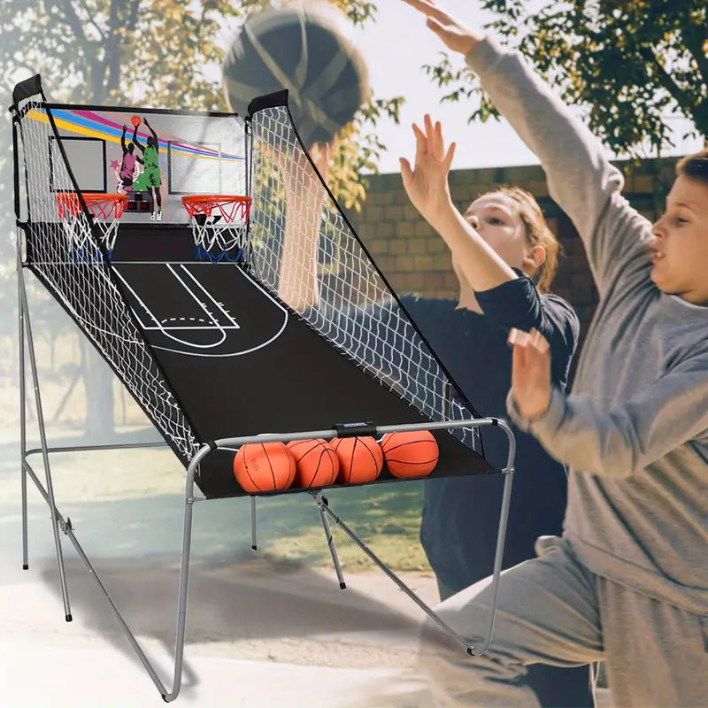 Arcade Basketball Game 2-Player Electronic Scoring System