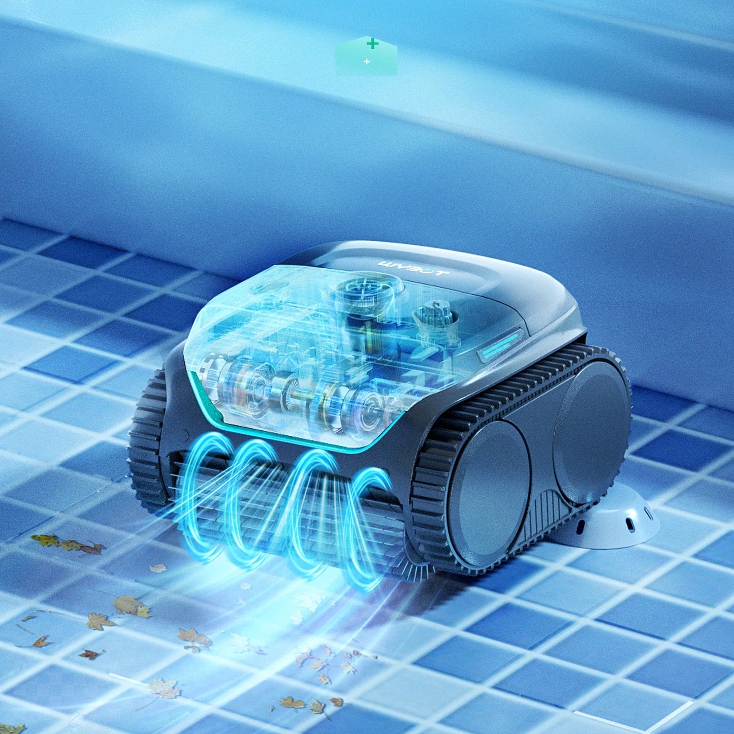 WYBOT C2 Cordless Robotic Pool Cleaner With App Control