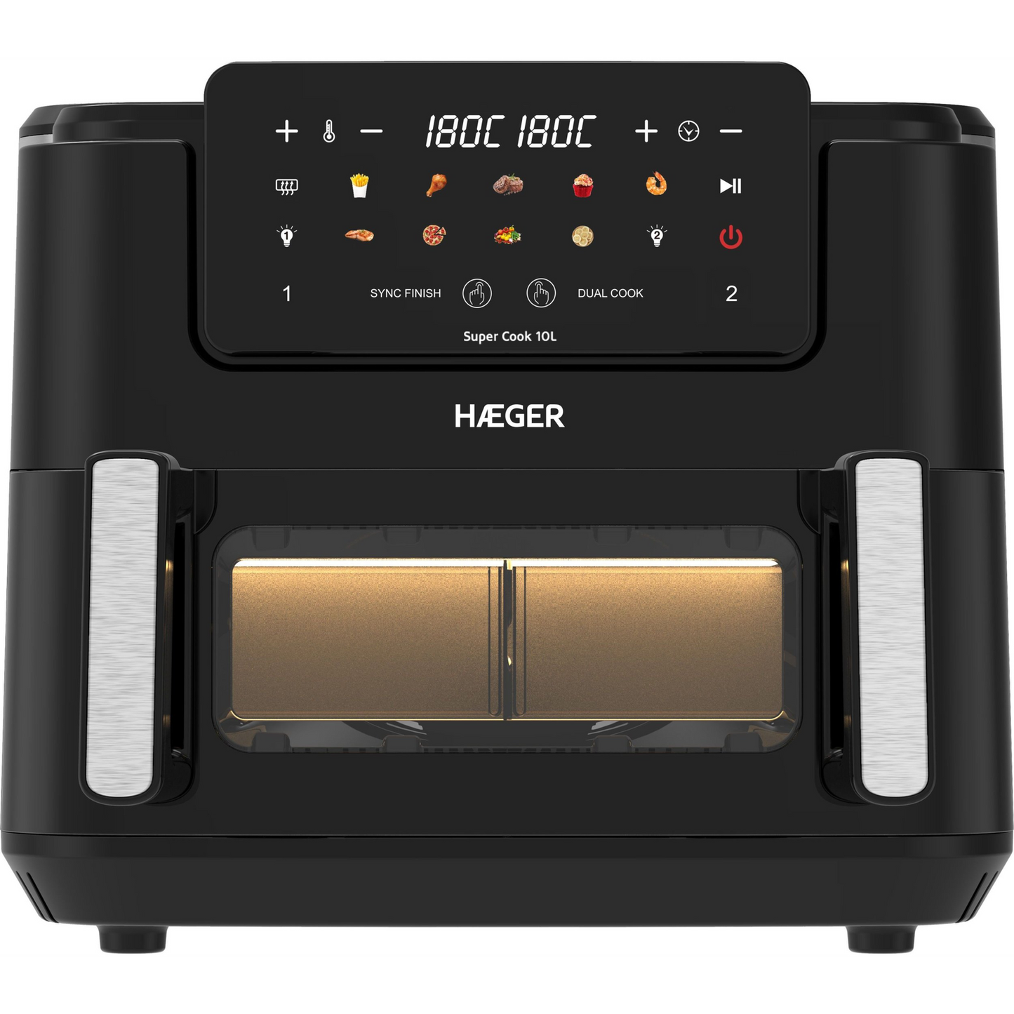 Haeger AF-D10.010B Super Cook 10L olajmentes sütő, 2600W