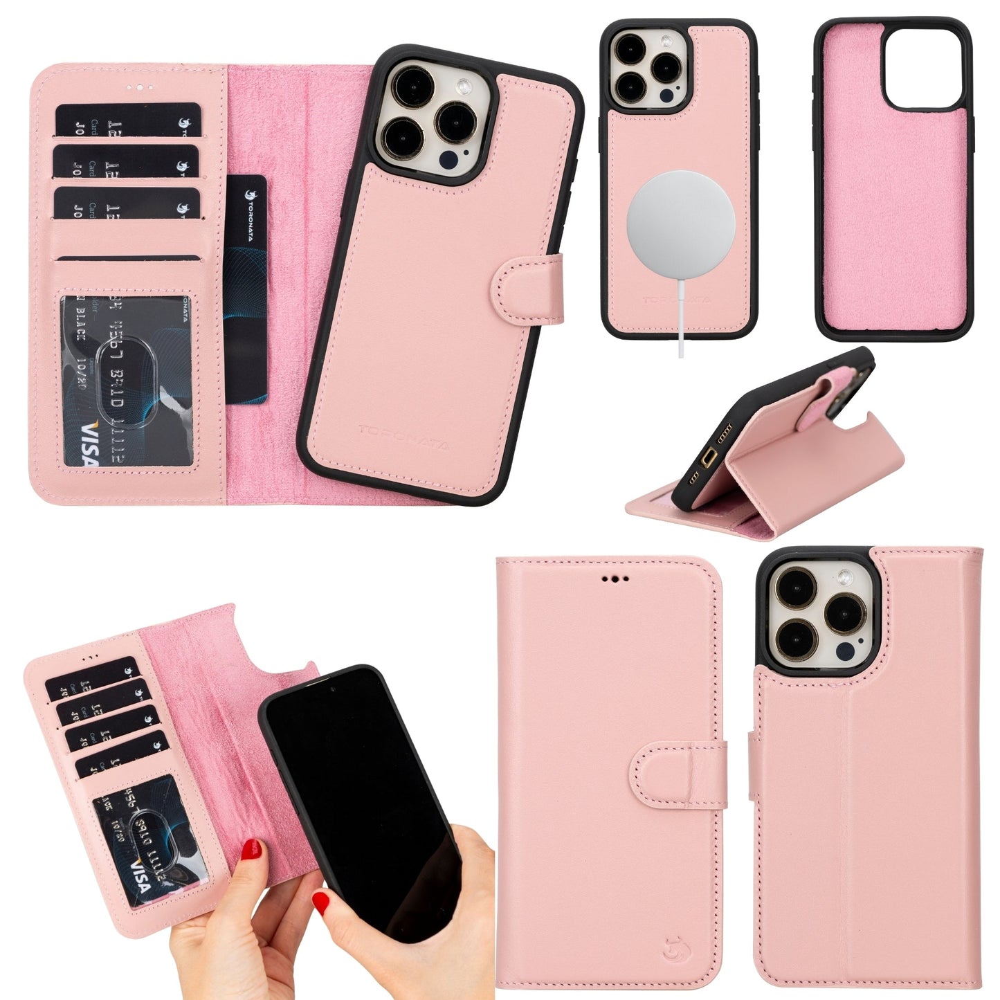 Casper Leather iPhone 14 Pro Wallet Case | MagSafe