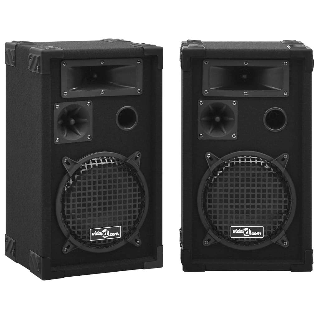 Vidaxl Hi-Fi Stage Speakers 2 pcs Passive Professional 800 W Black