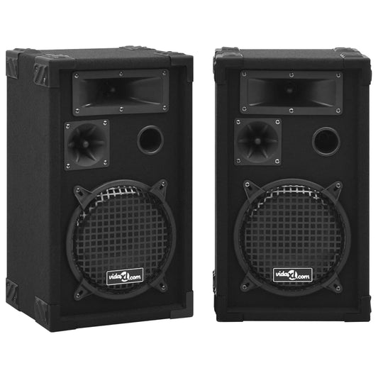Vidaxl Hi-Fi Stage Speakers 2 pcs Passive Professional 800 W Black
