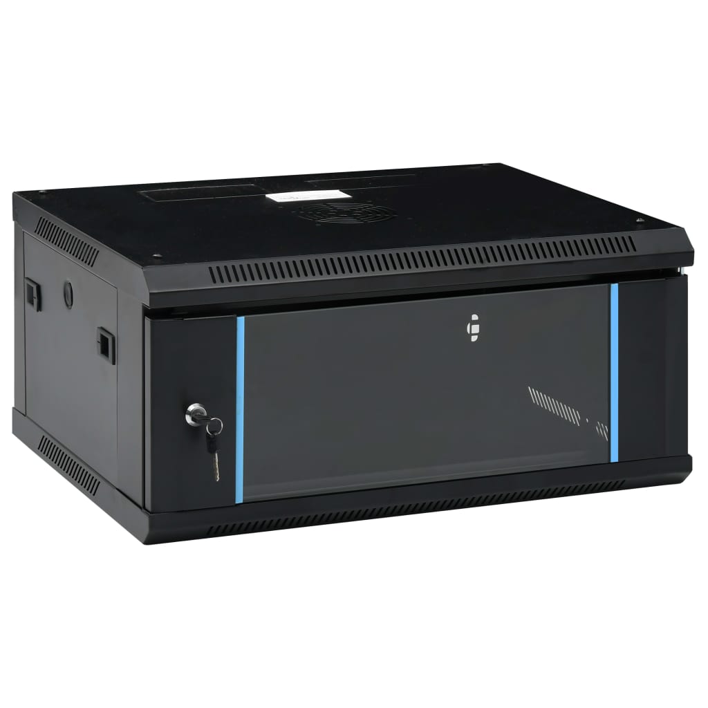 Vidaxl wall-mounted network cabinet 4u 19 ip20 600x450x285 mm