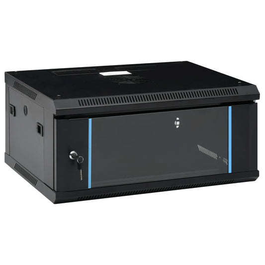 Vidaxl wall-mounted network cabinet 4u 19 ip20 600x450x285 mm