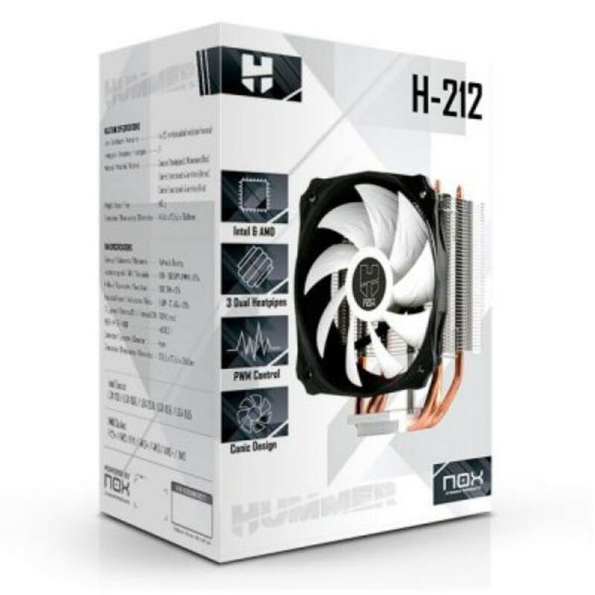 Ventilator and Heat Sink Nox-Xtreme H-212