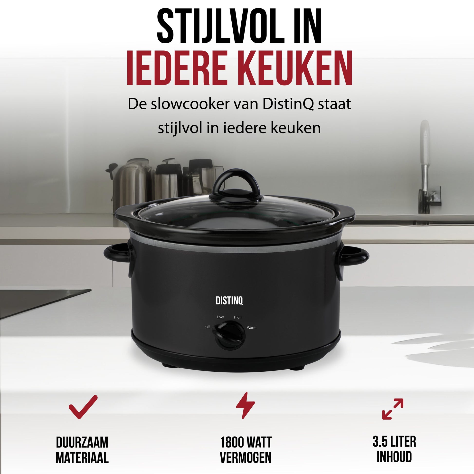 DistinQ Slowcooker 4L 2