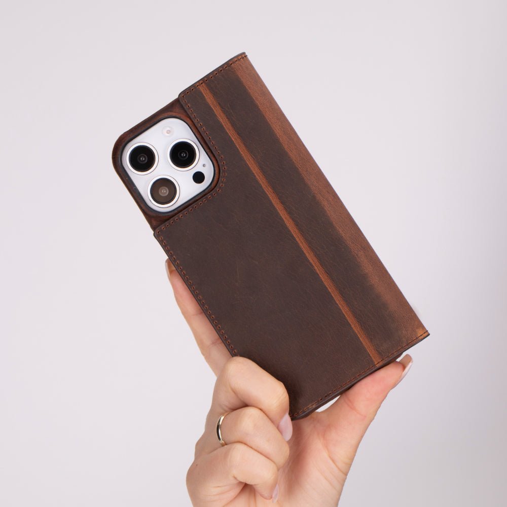 Decatur Leather iPhone 16 Pro Max Folio Case