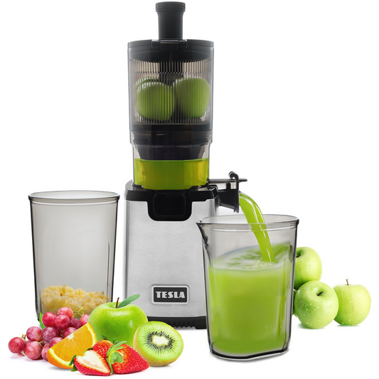 TESLA SlowJuicer SJ770 XXL Deluxe 250W Alacsony Fordulatszámú Gyümölcscentrifuga