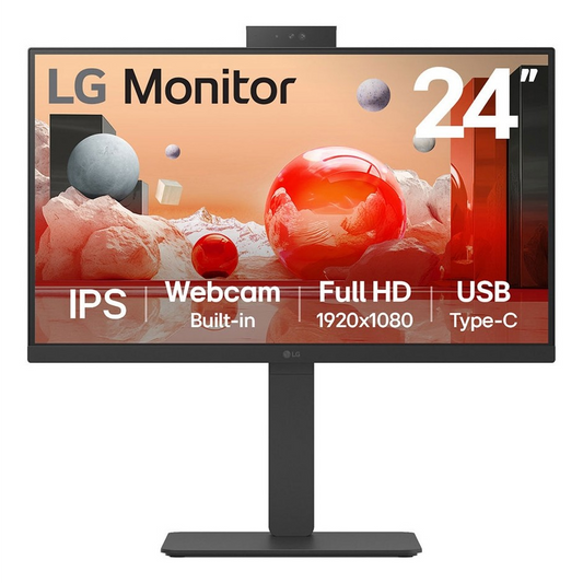 LG 24BA850-B 23.8" FullHD IPS LCD Monitor Fekete