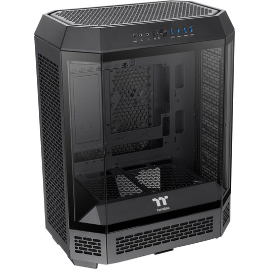 Thermaltake The Tower 600 Midi Tower Case (Black | 4x USB-A | 1x USB-C | Tempered Glass)